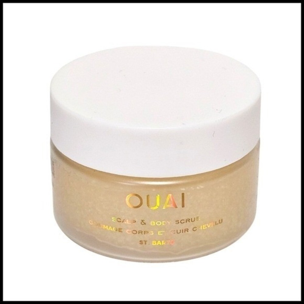 OUAI Scalp & Body Scrub Exfoliating Sugar St. Barts Scent 1 oz / 30 g